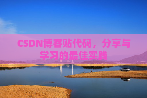 CSDN博客贴代码,分享与学习的最佳实践